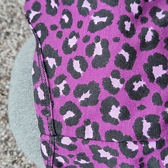 Lularoe Purple Cheetah print tank - Picture 5 of 5